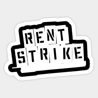 Rent Strike the Musical Sticker